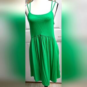NWOT Old Navy green strappy dress size M.